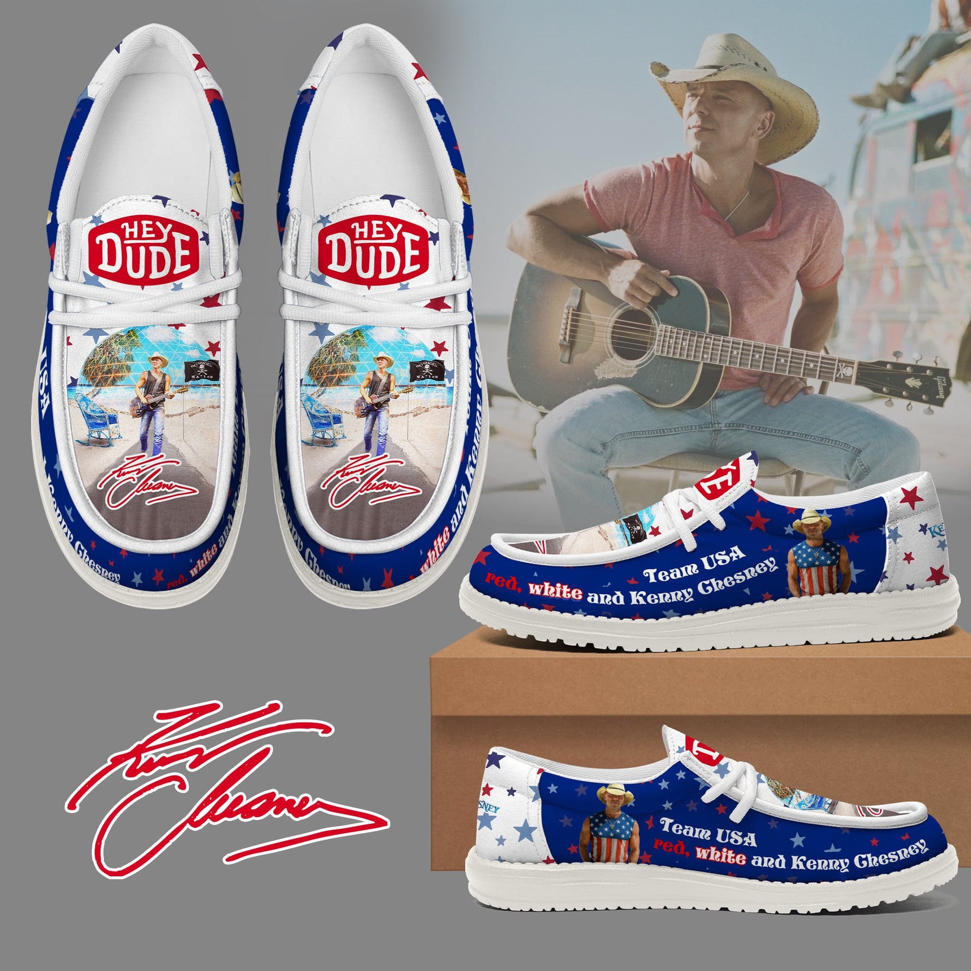 Kenny Chesney Lace Up Loafers 2026