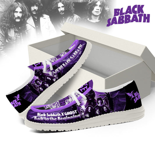 Black Sabbath Lace Up Loafers 2026