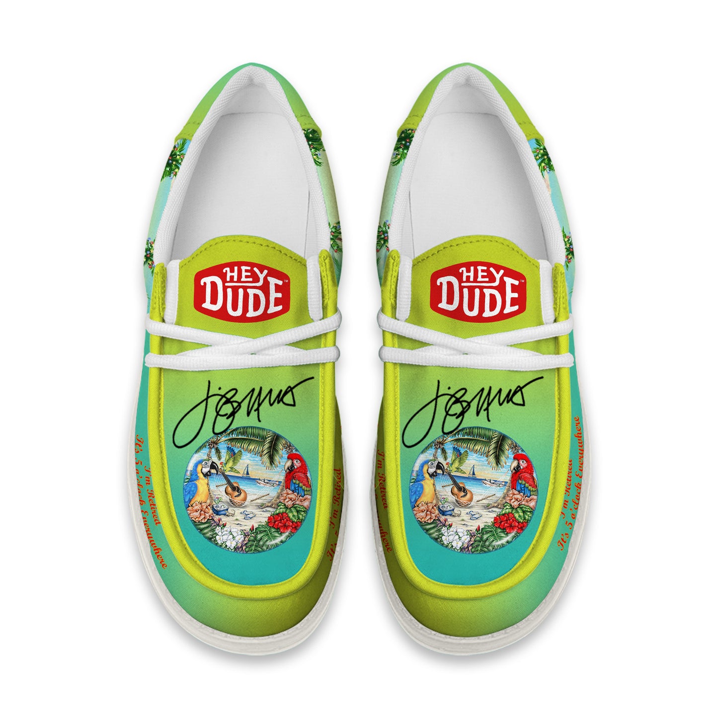 Jimmy Buffett Lace Up Loafers 2026
