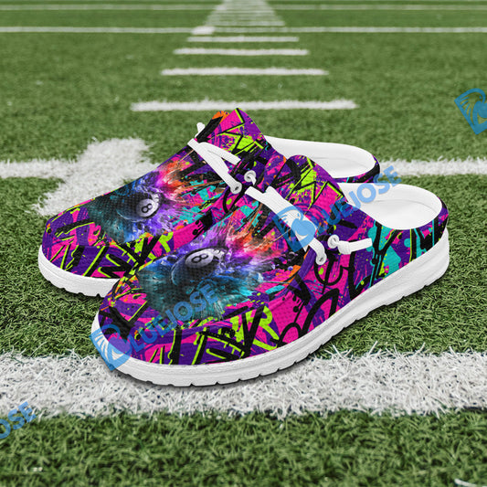 Billiards 8 Ball Graffiti Explosion Paint Lace Up Loafers 2026