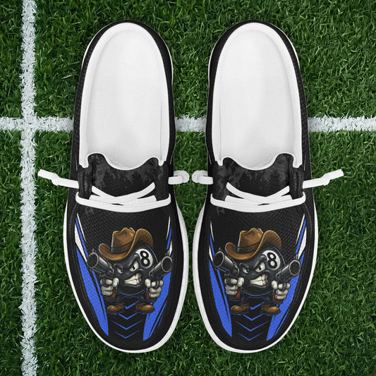 Cowboy 8 Ball Cartoon Style Lace Up Loafers 2026