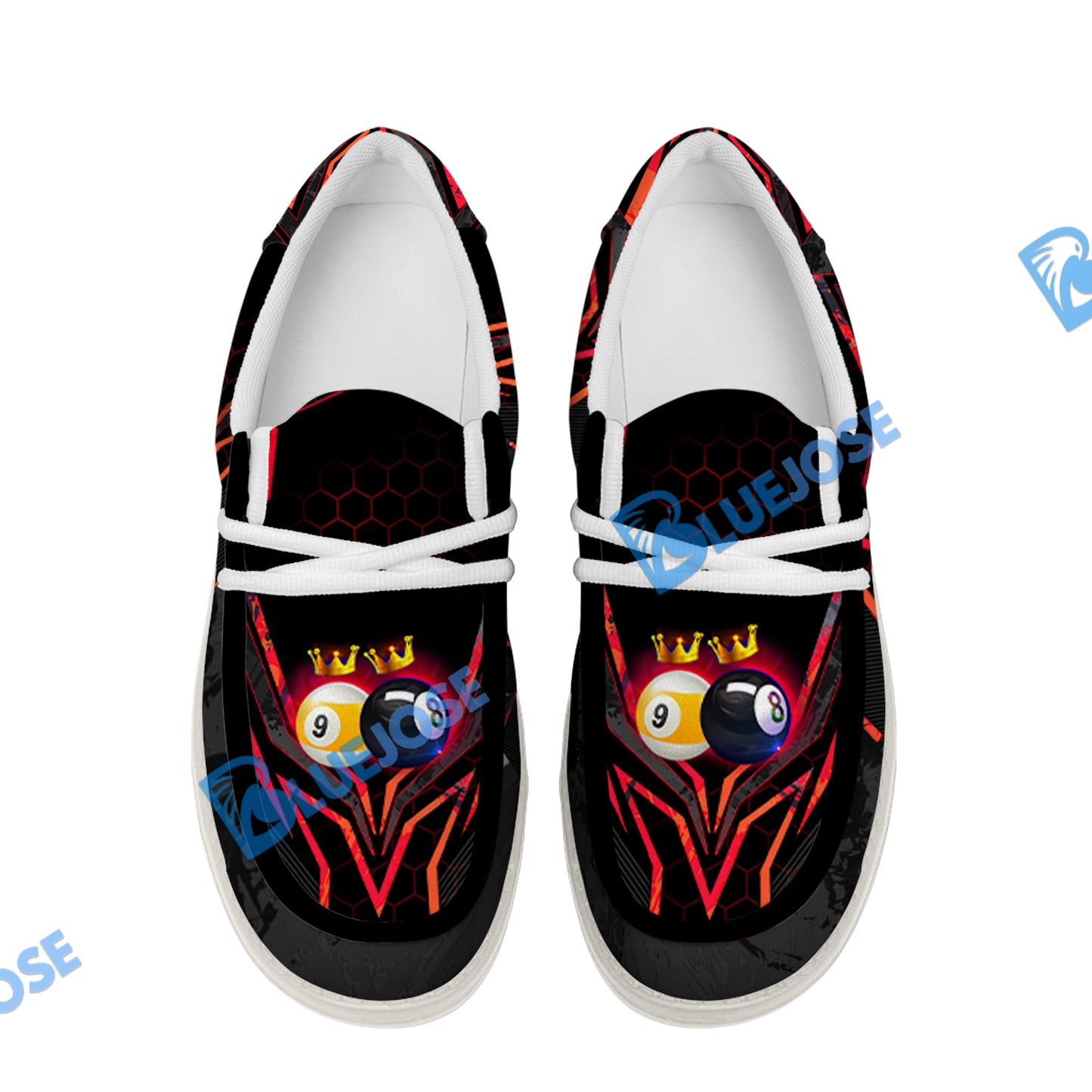 Billiards King 8 Ball & 9 Ball Lace Up Loafers 2026