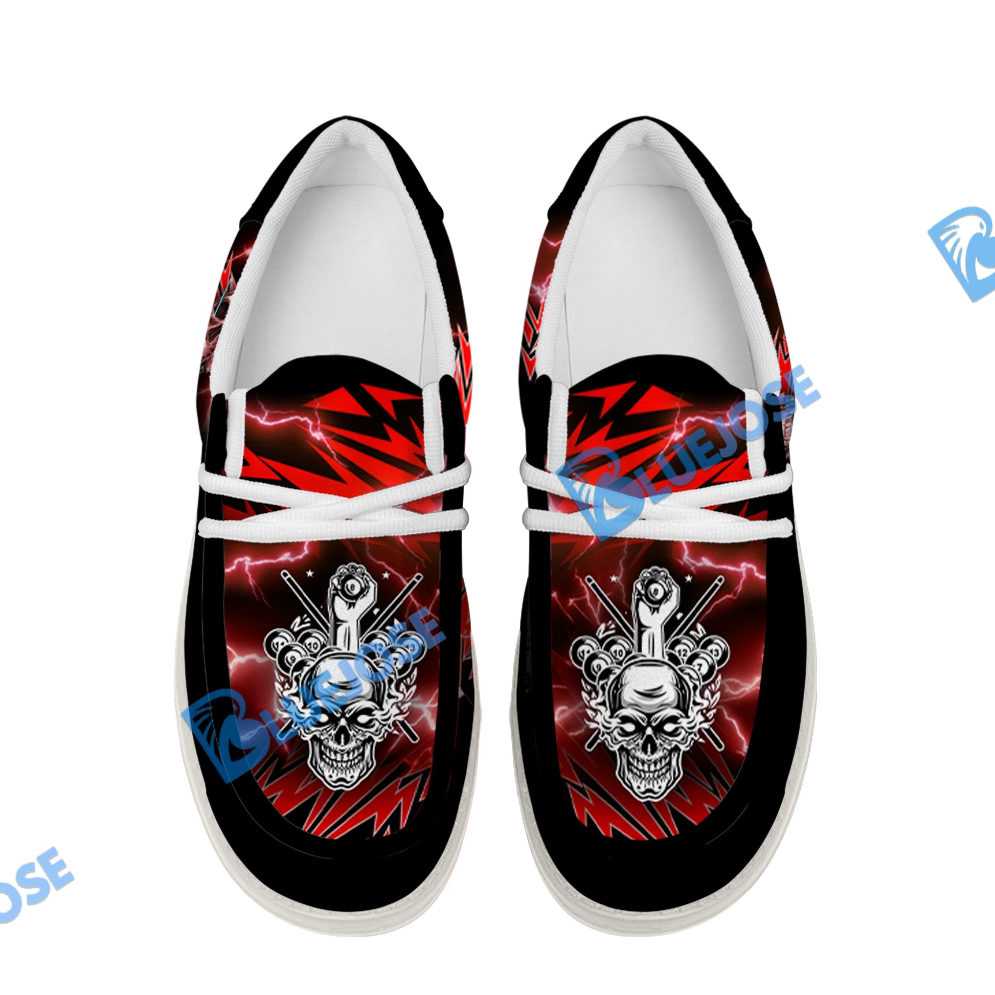 Billiards Ball 8 Deadly Thunder Lace Up Loafers 2026
