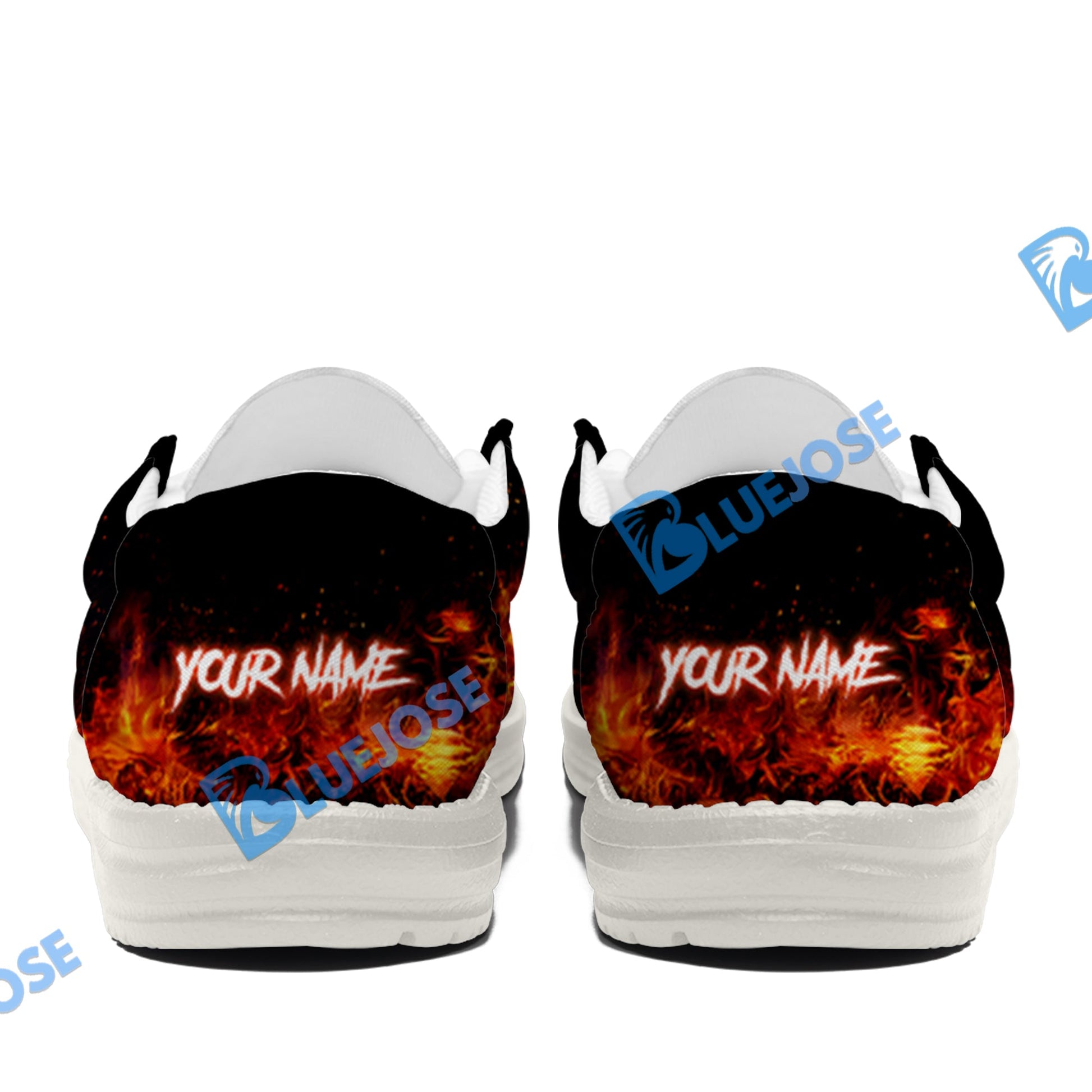 Billiard 8 Ball Eagle Fire Flame Lace Up Loafers 2026