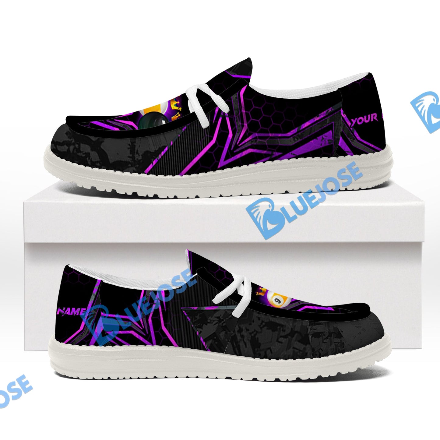 Billiards King 8 Ball & 9 Ball Lace Up Loafers 2026