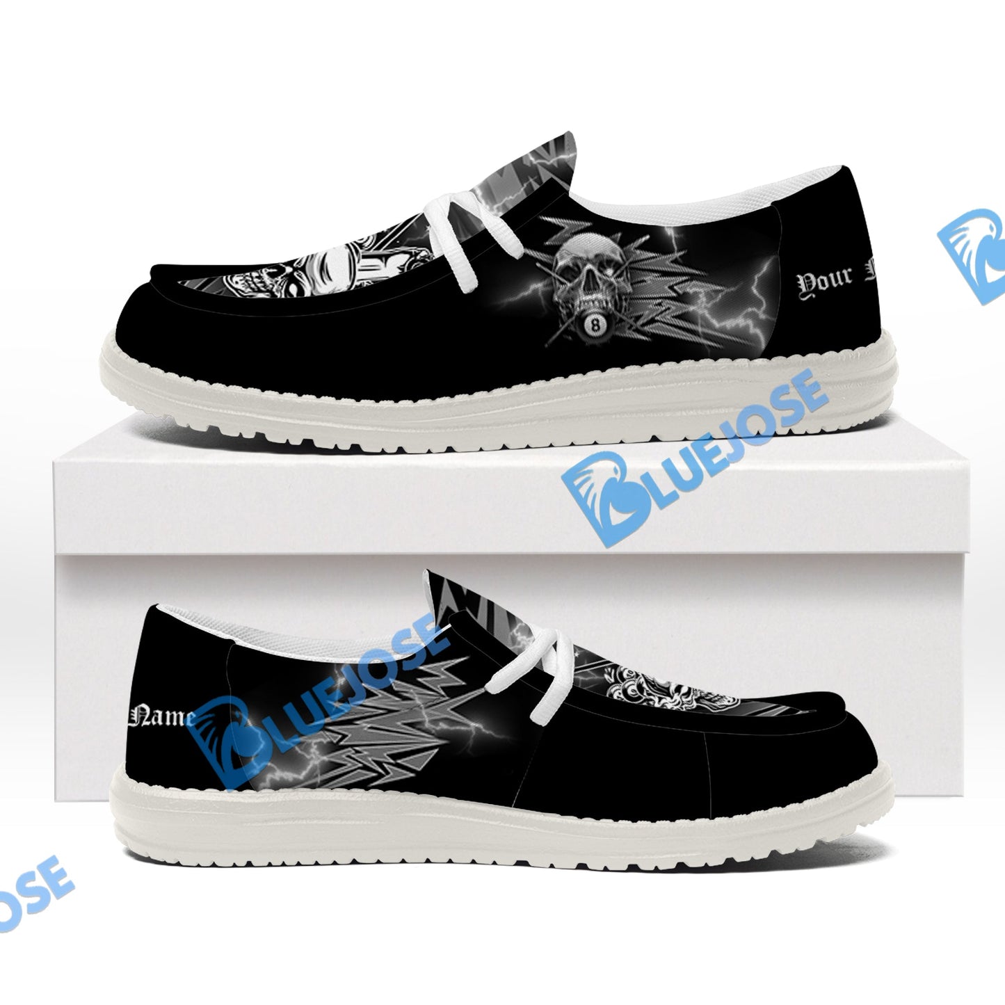 Billiards Ball 8 Deadly Thunder Lace Up Loafers 2026