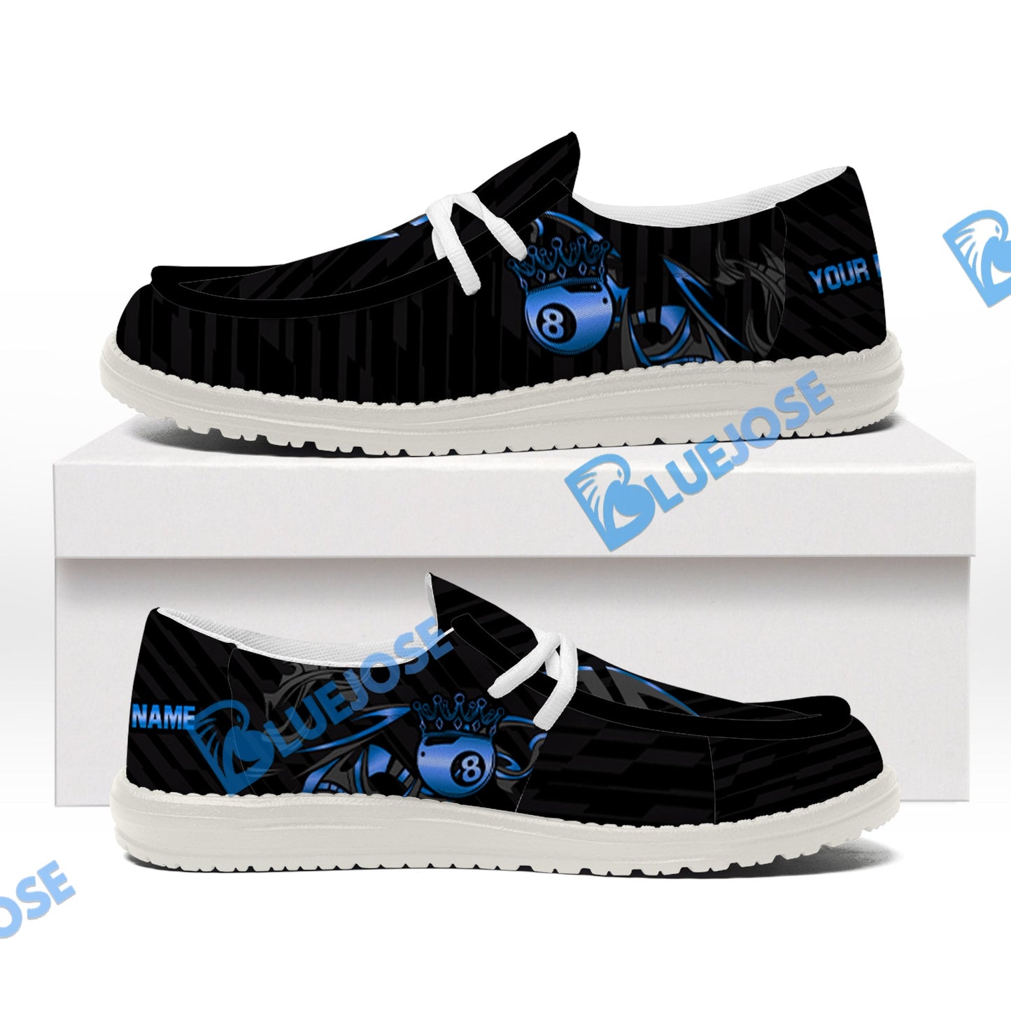 Billiards Ball 8 Crown Lace Up Loafers 2026