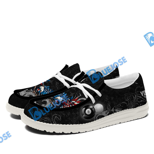 Billiards 8 Ball Almighty American Eagle Lace Up Loafers 2026