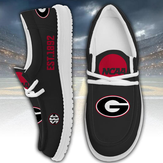 Georgia Bulldogs Lace Up Loafers 2026