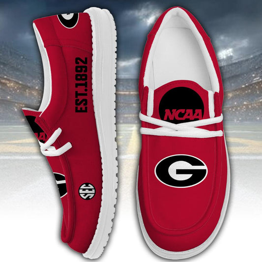 Georgia Bulldogs Lace Up Loafers 2026
