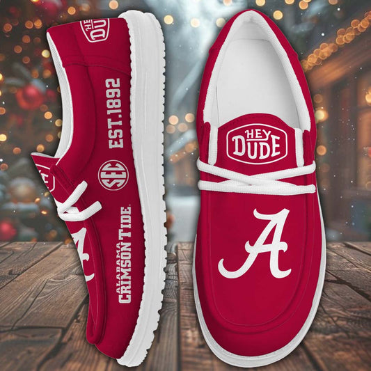 Alabama Crimson Tide Lace Up Loafers 2026