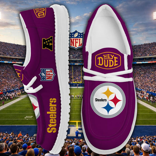 Pittsburgh Steelers Lace Up Loafers 2026