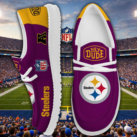 Pittsburgh Steelers Lace Up Loafers 2026