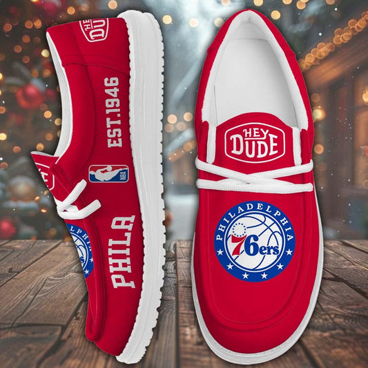 Philadelphia 76ers Lace Up Loafers 2026