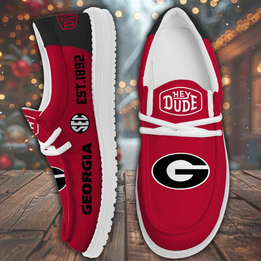 Georgia Bulldogs Lace Up Loafers 2026
