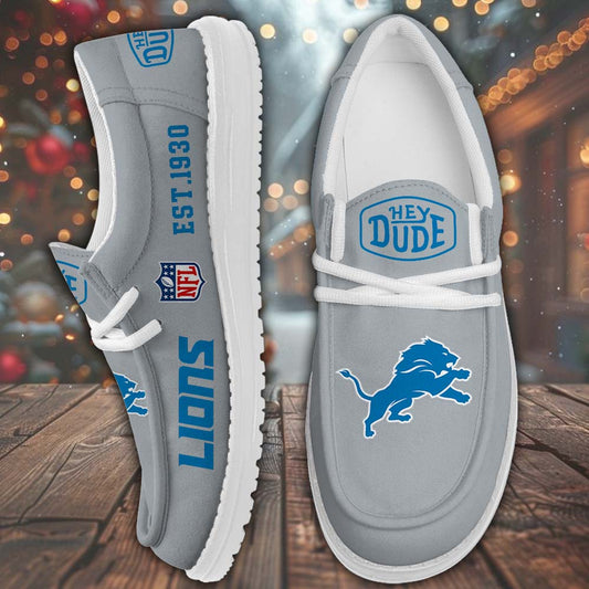 Detroit Lions Lace Up Loafers 2026