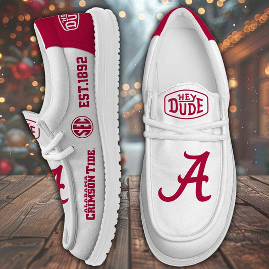 Alabama Crimson Tide Lace Up Loafers 2026