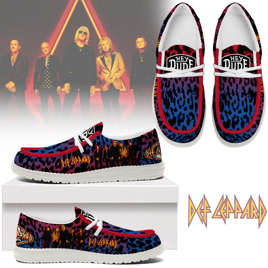 Def Leppard Lace Up Loafers 2026
