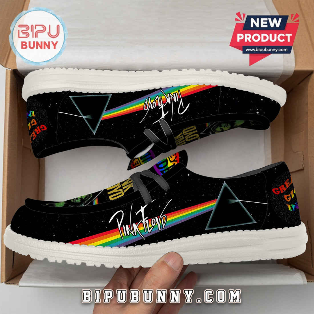 Pink Floyd Lace Up Loafers 2026