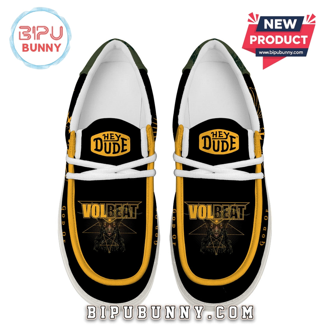 Volbeat Rock Band Lace Up Loafers 2026